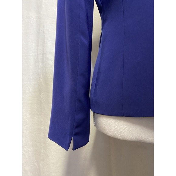 Kasper A.S.L. Petite Women's Blue Blazer Size 6P - Picture 6 of 11